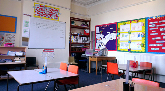 islamic primary school classroom